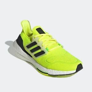 Adidas Ultraboost 22 Low Mens Running Shoes Yellow Black GX6639 NEW size 10
